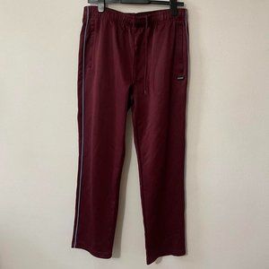 Stussy wine color track pants